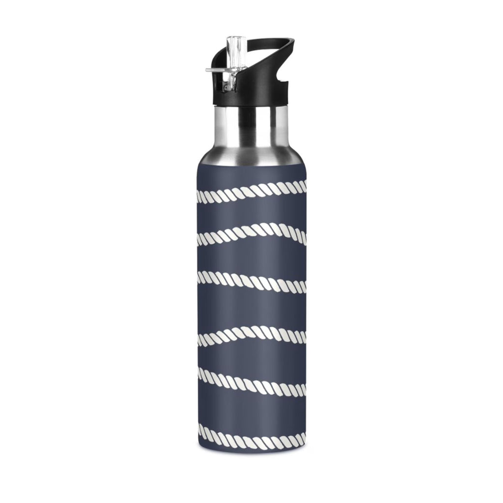 20 OZ Stainless Steel Vacuum Insulated Water Bottle with Straw Lid D81794