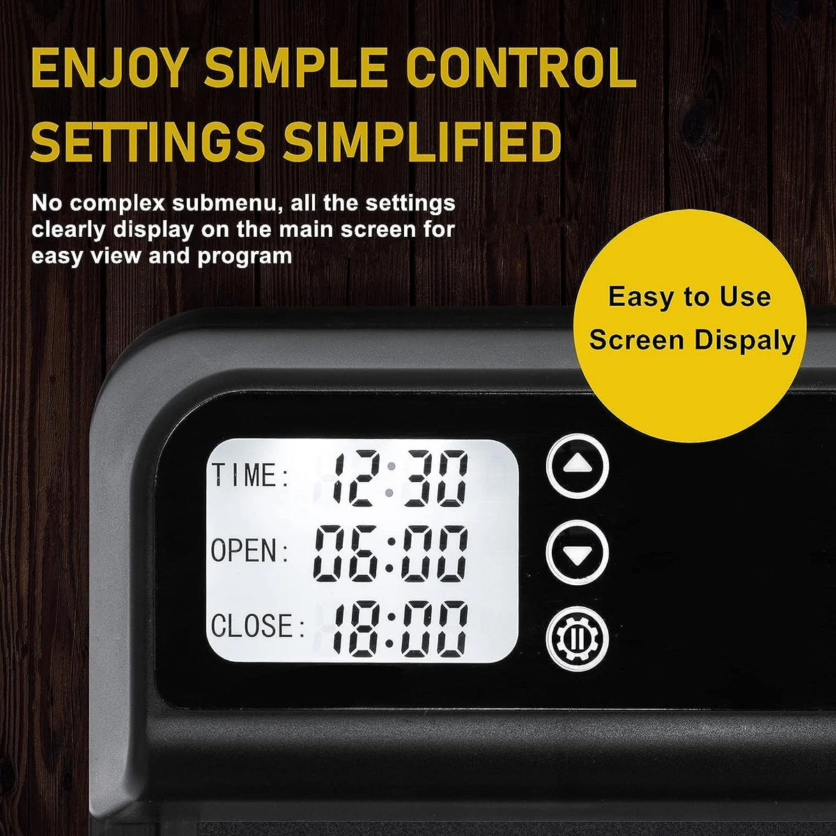 Automatic Chicken Coop Door with Timer R4730