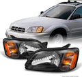 Black Driver Left + Passenger Right Side Headlights Replacement R69415