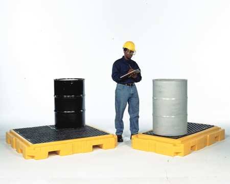 Spill Pallet Ramp, Black, 700 lb. K94408