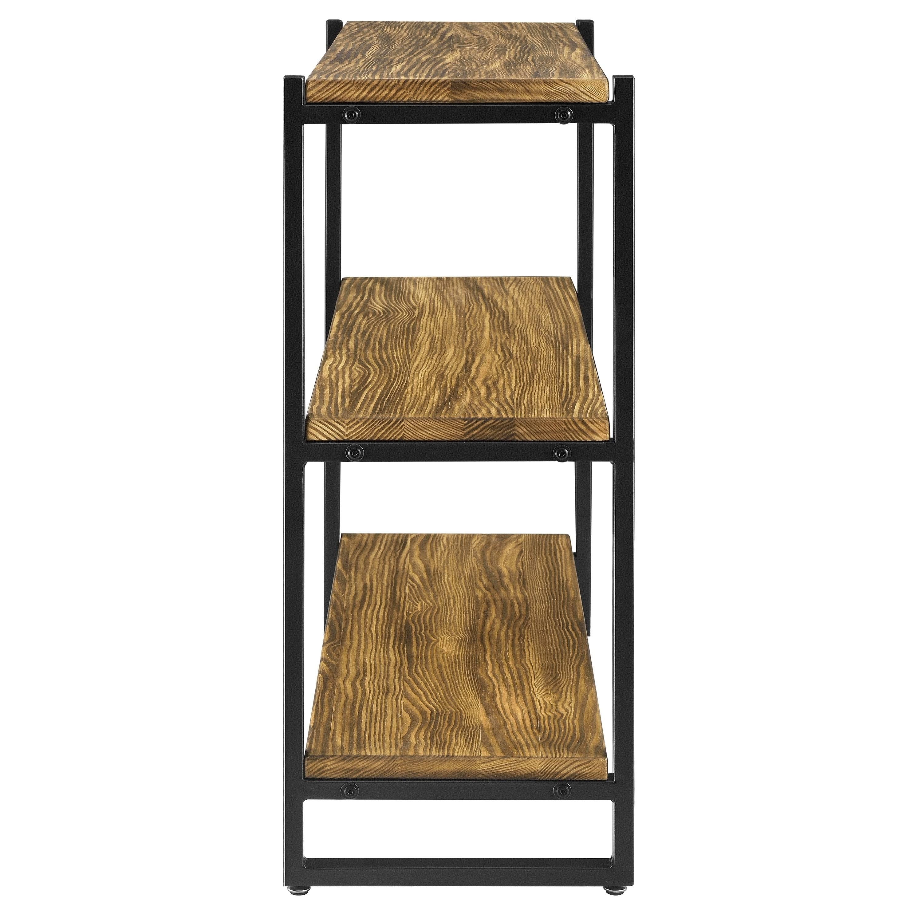 3 Tier Brown Bookcase D573492