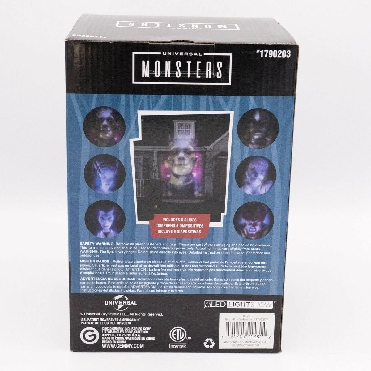 Large Halloween Gemmy Lightshow Projection V435