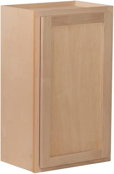 Raw Maple Shaker Style Wall Kitchen Cabinets T326