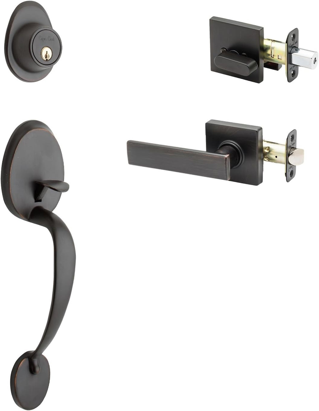 Tuscan Bronze Handleset Pack of 2 V9408