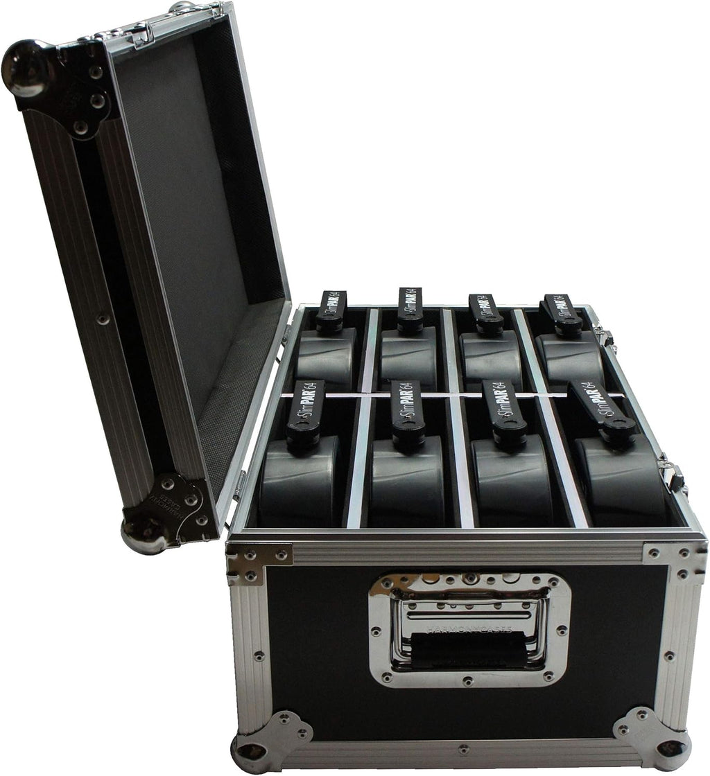 Light Flight Case Compatible with SlimPAR 64 RGBA x 8 Y438