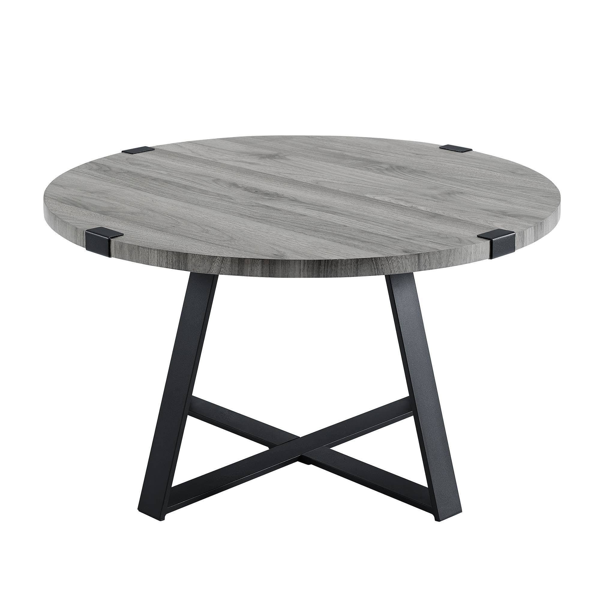 Slate Gray Round Coffee Table P26699