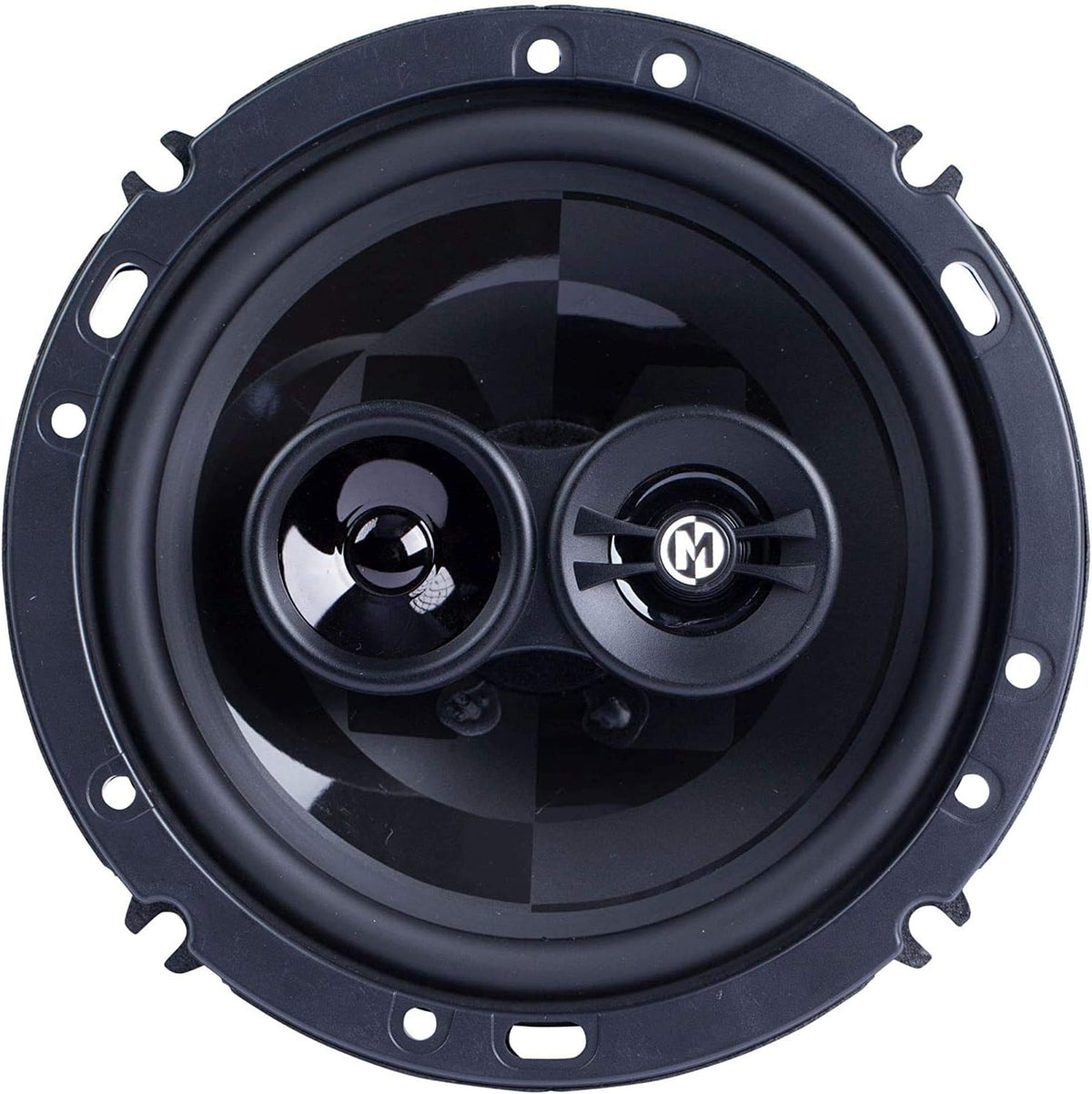 6.5 Inch 3 Way 50 Watt RMS 100 Watt Peak Car Audio Coaxial Speaker System Pack of 2 T69319