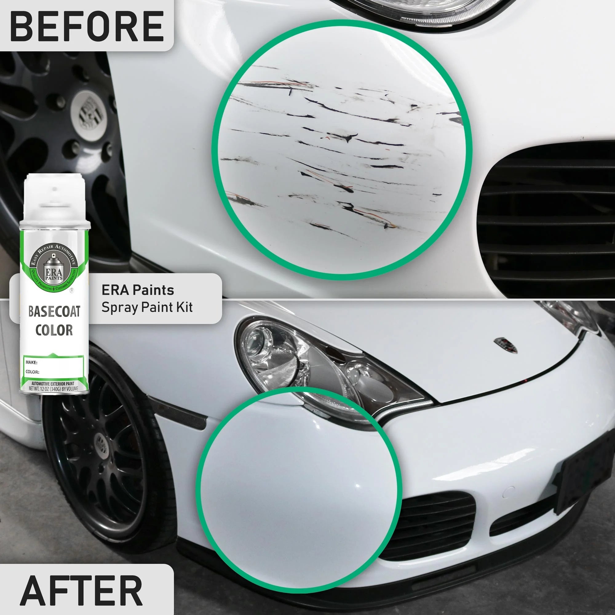 Naples Gold Metallic Automotive Touch Up Paint Spray Pro Kit V634