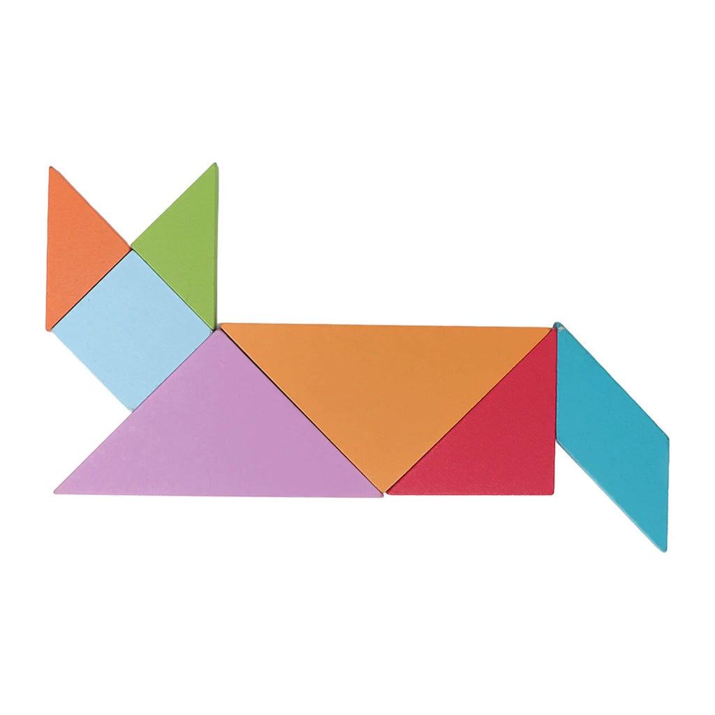 Wooden Tangram Pattern Blocks Set H8138