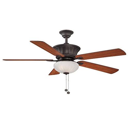 Oil Rubbed Bronze Ceiling Fan with Light Kit N35500
