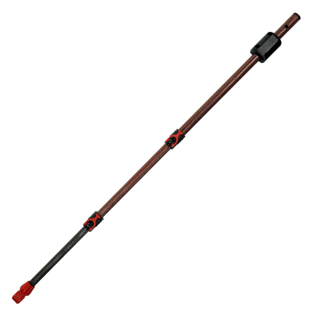 Telescopic Red/Black Carbon Shaft for Minelab Equinox Detector Q862