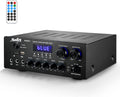 220W 2 Channel Bluetooth Power Amplifier with USB, SD, AUX, MIC, Echo, LED, RCA H77054
