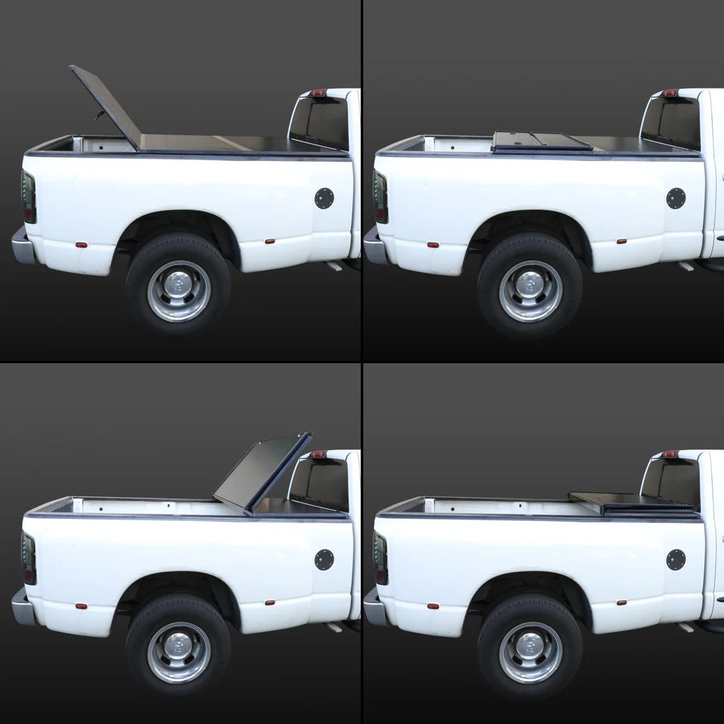 TTC-HARD-082 Solid Hard Top Tri-Fold Tonneau Cover V4610