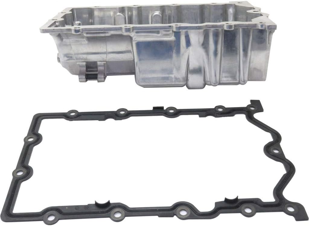 Aluminum Oil Pan with Gasket and Drain Plug D497