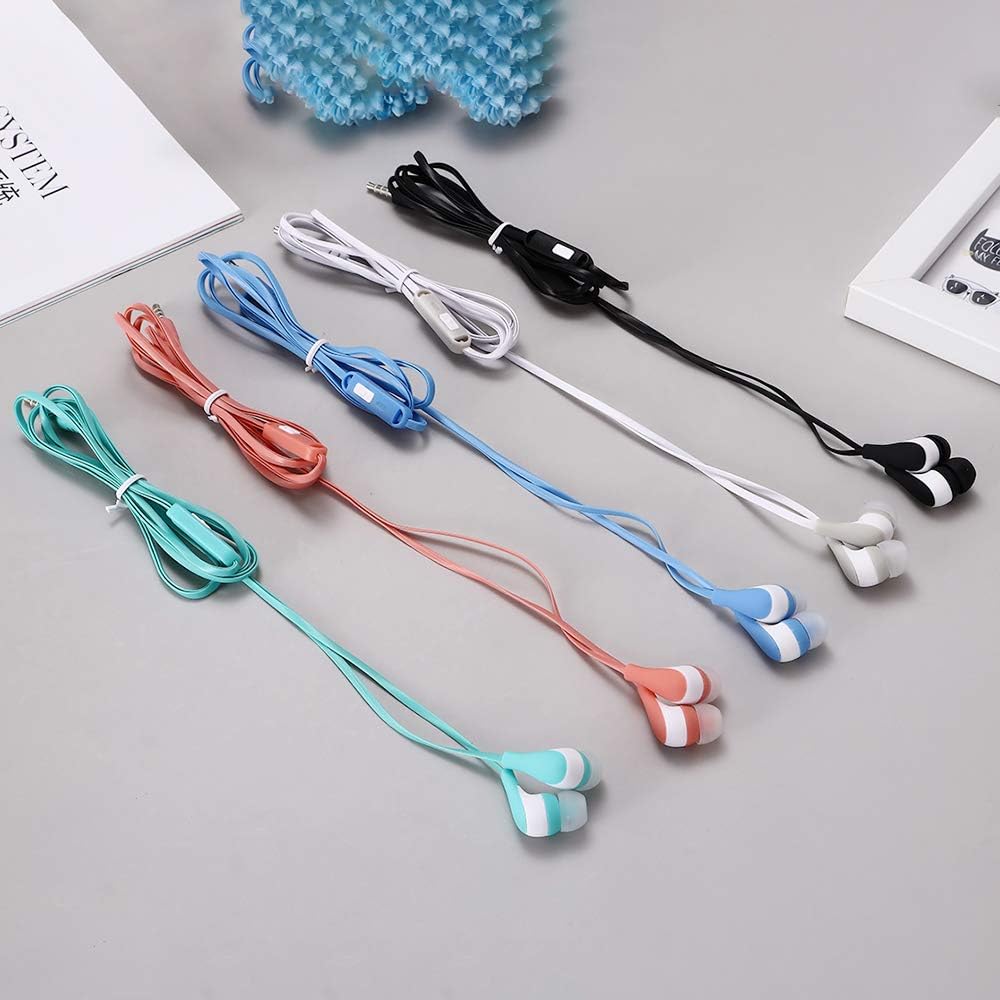 Bulk Earbuds Headphones with Microphone 30 Pack H39152