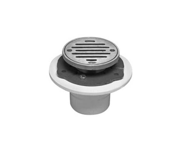 4x22 Round Complete Shower Drain T1516