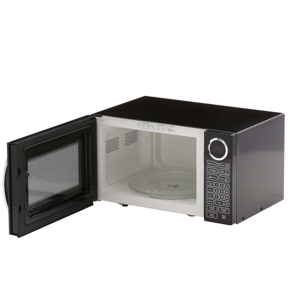 0.9 Cu ft Black Microwave D58117
