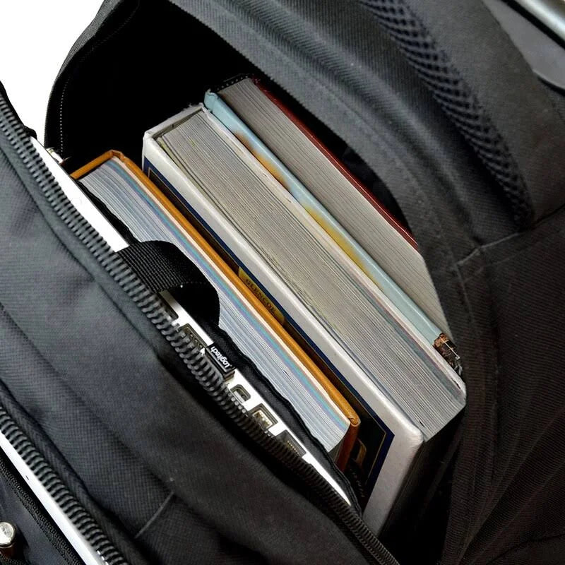 Black Wheeled Backpack H72572