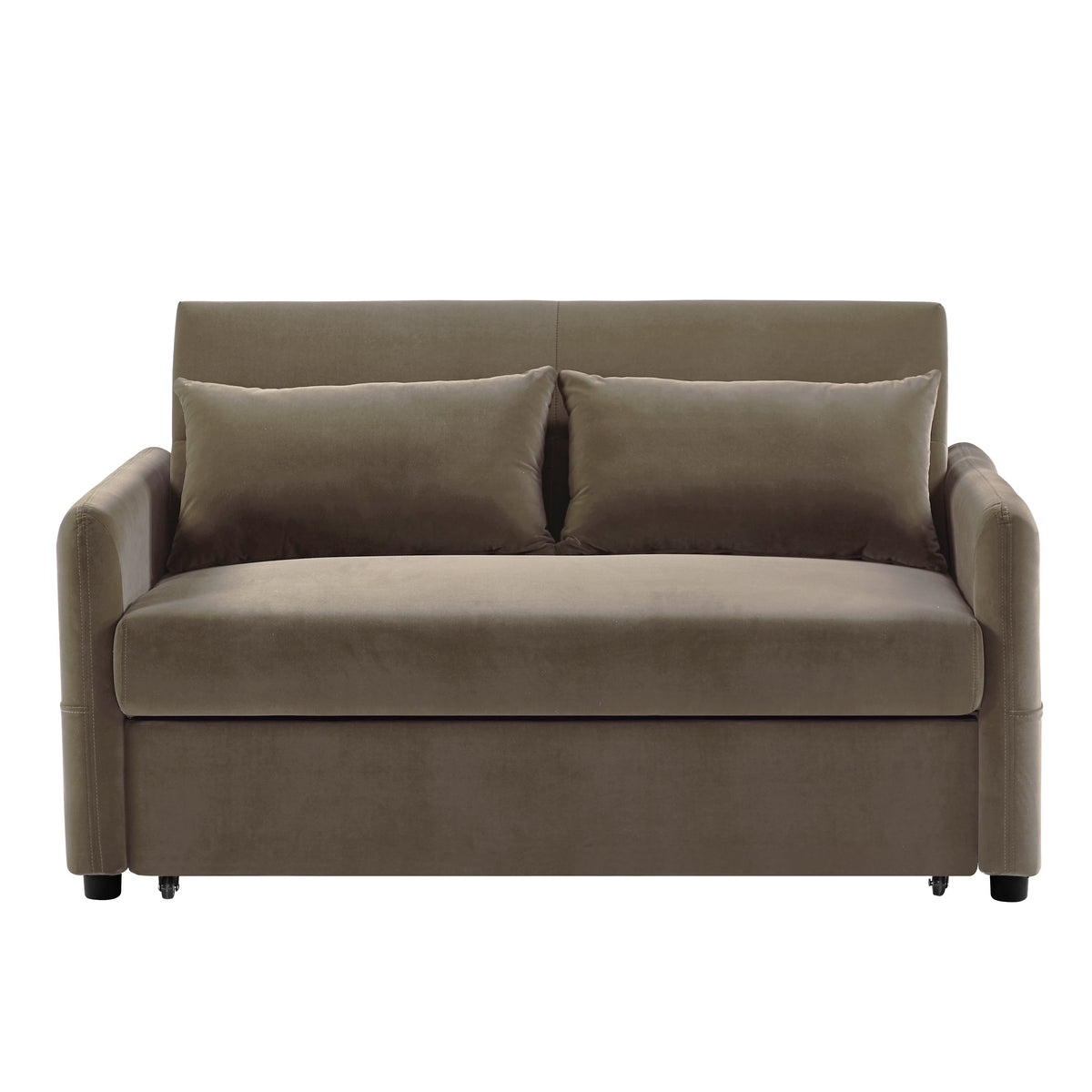 Convertible Velvet Loveseat Sofa K464