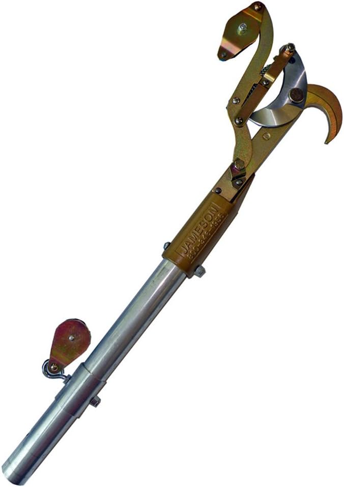 Manual Pole Saw and Tree Pruner with Two 6-Foot Fiberglass Poles U189990