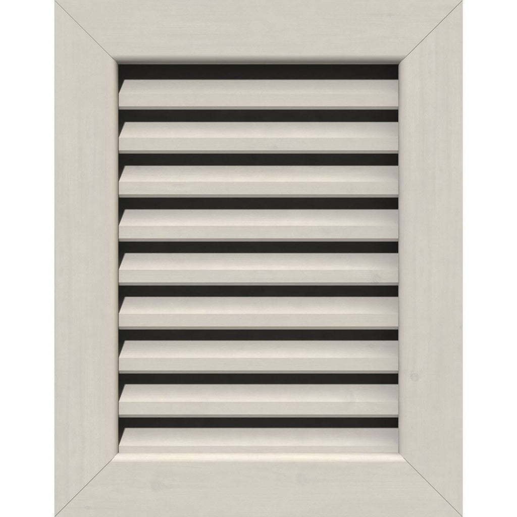 12 inch x 24 inch Primed Western Red Cedar Gable Vent A93965