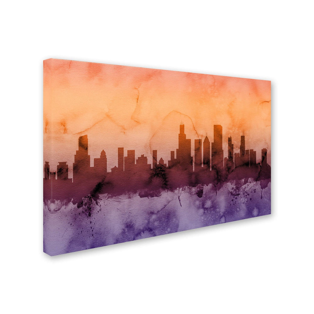 Chicago Illinois Skyline Canvas Art M244