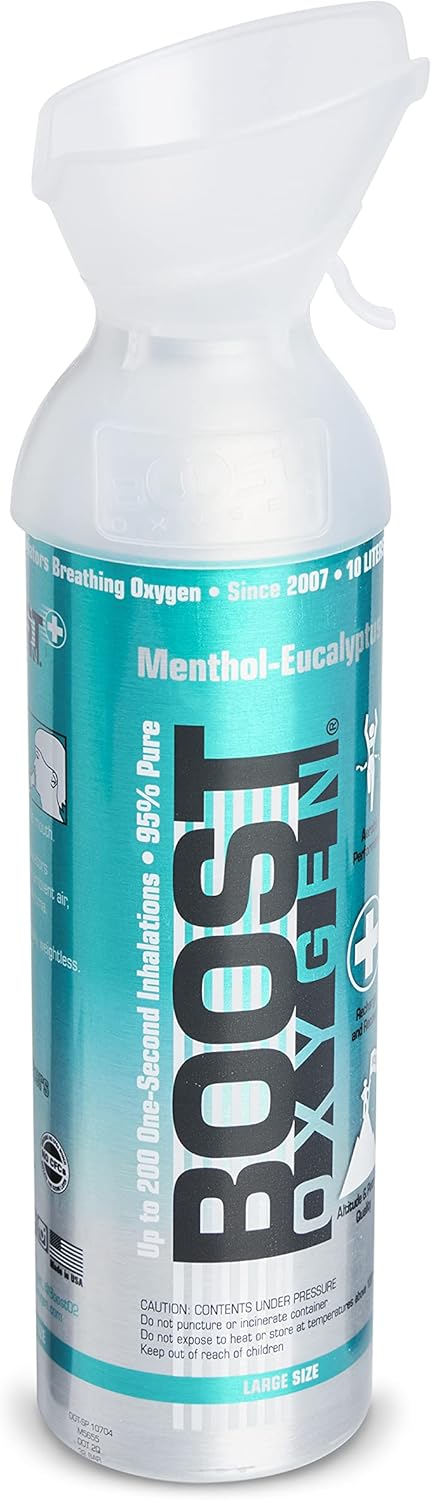 4 Pack Large 10L Natural Portable Pure Oxygen Canister L598656