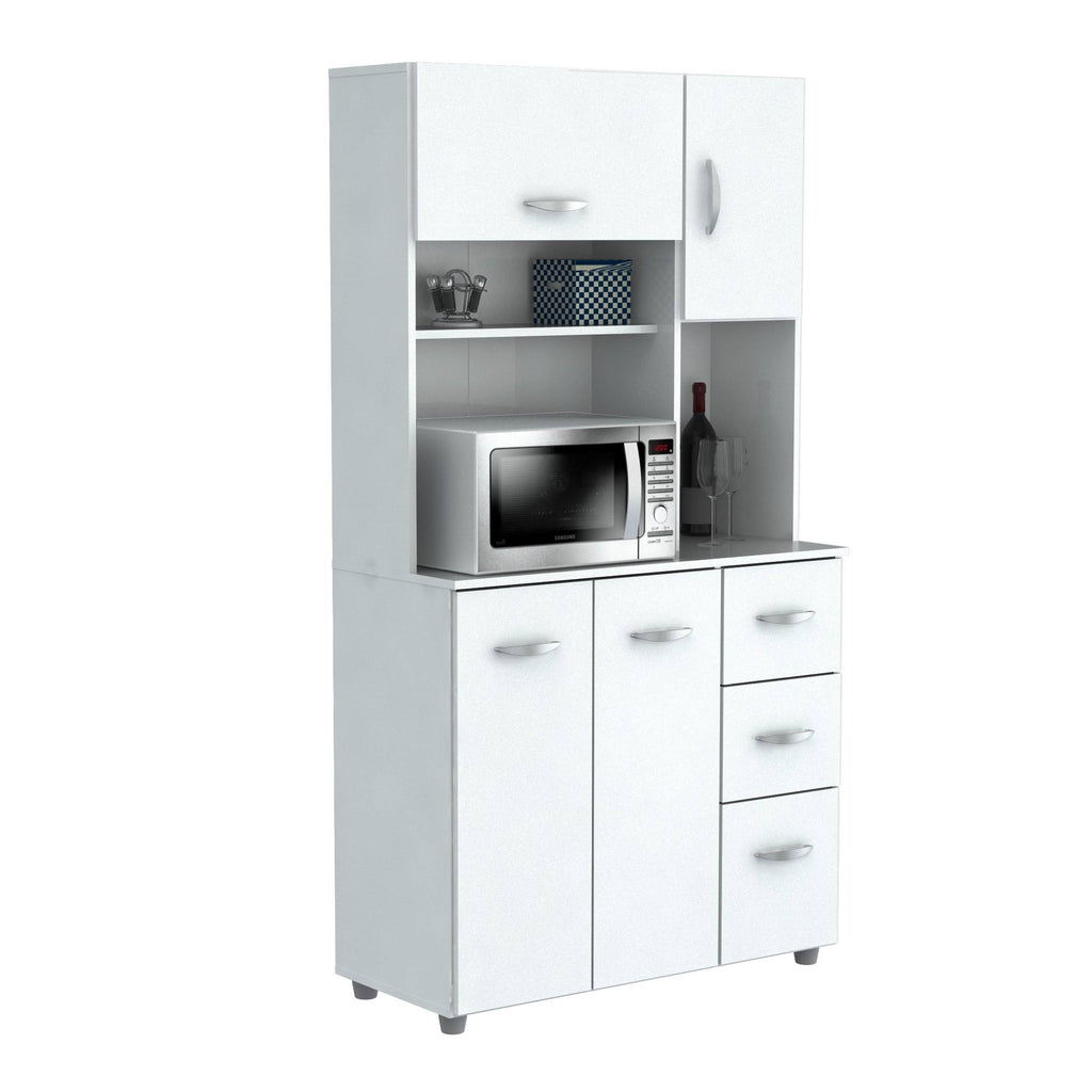 White Kitchen Storage Cabinet Z787884
