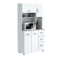 White Kitchen Storage Cabinet Z787884
