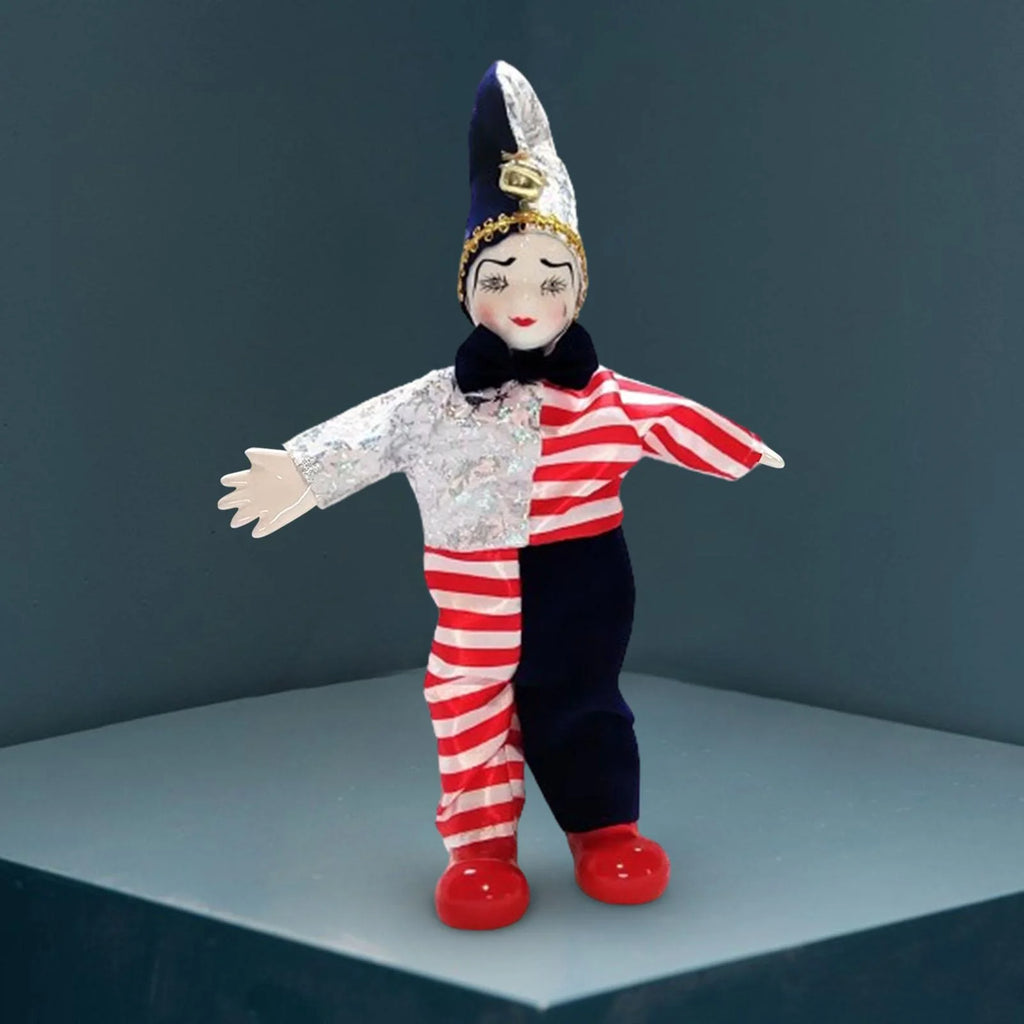 Clown Doll Movable Joint Jester Doll N8154
