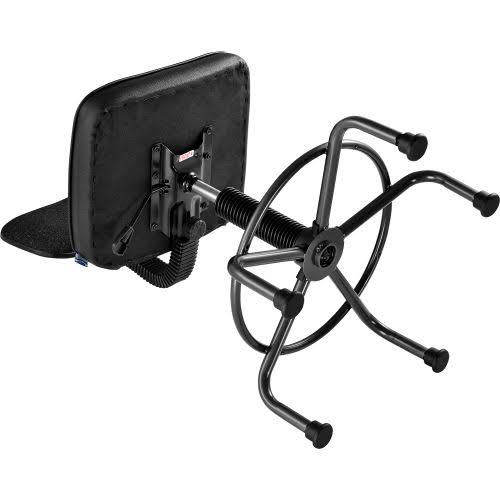 Fabric Desk Stool Black F371