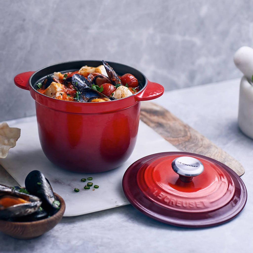 2.25 Qt Cast Iron Rice Pot Deep Teal F870