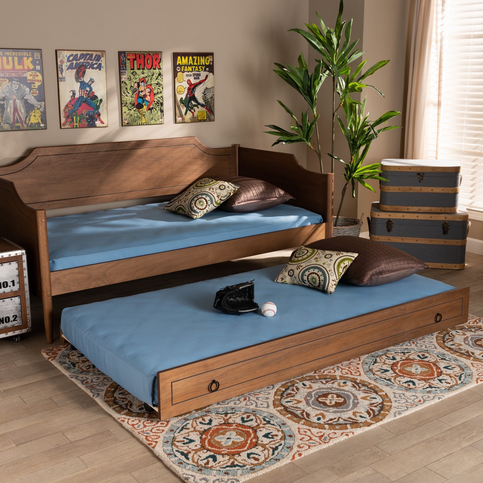 Twin Size White Trundle K6210