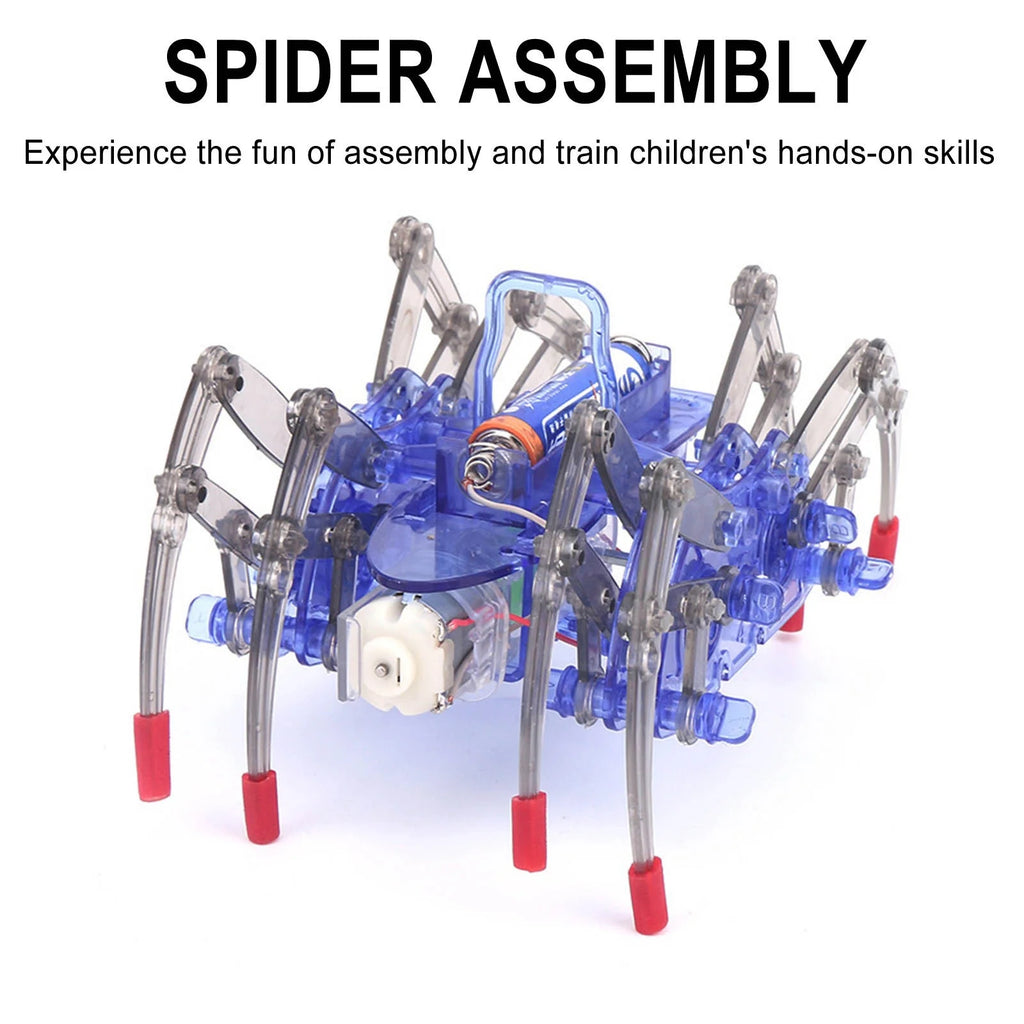 Electric Spider Robot DIY Assembly Toy G2448