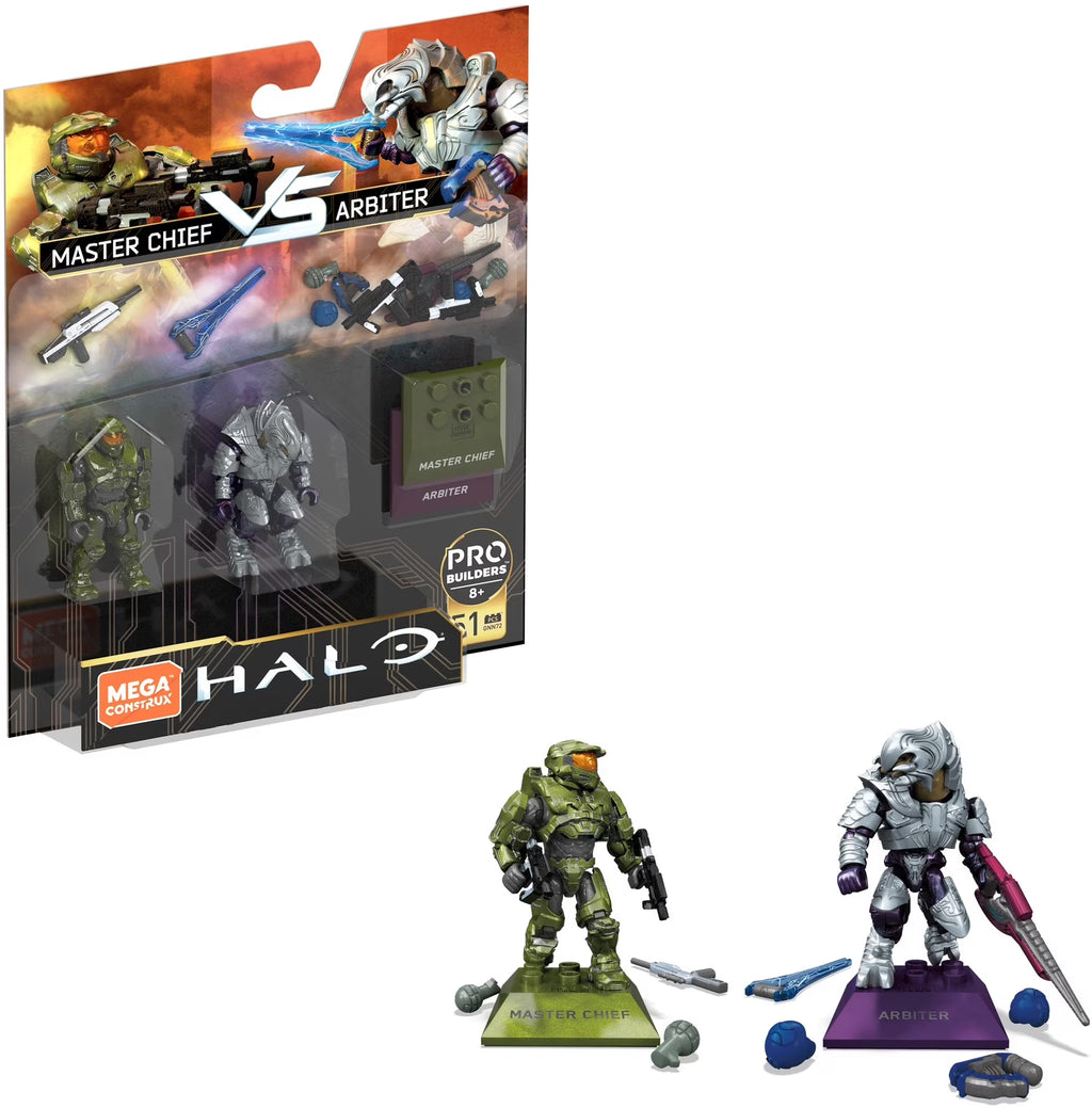 51 Pieces Halo Probuilder Construction Set with Micro Action Figures H95957