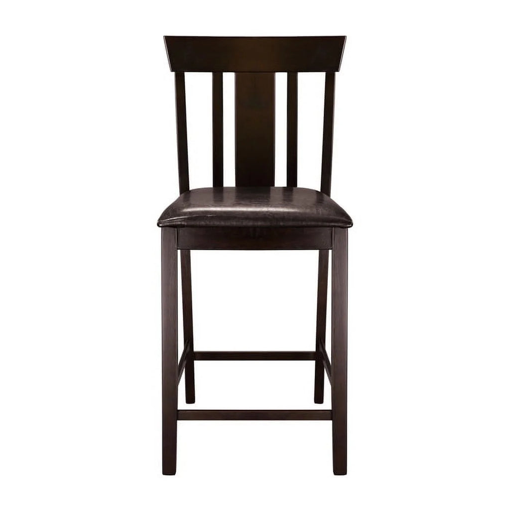 Black Bi-Cast Vinyl Counter Height Chair R785637