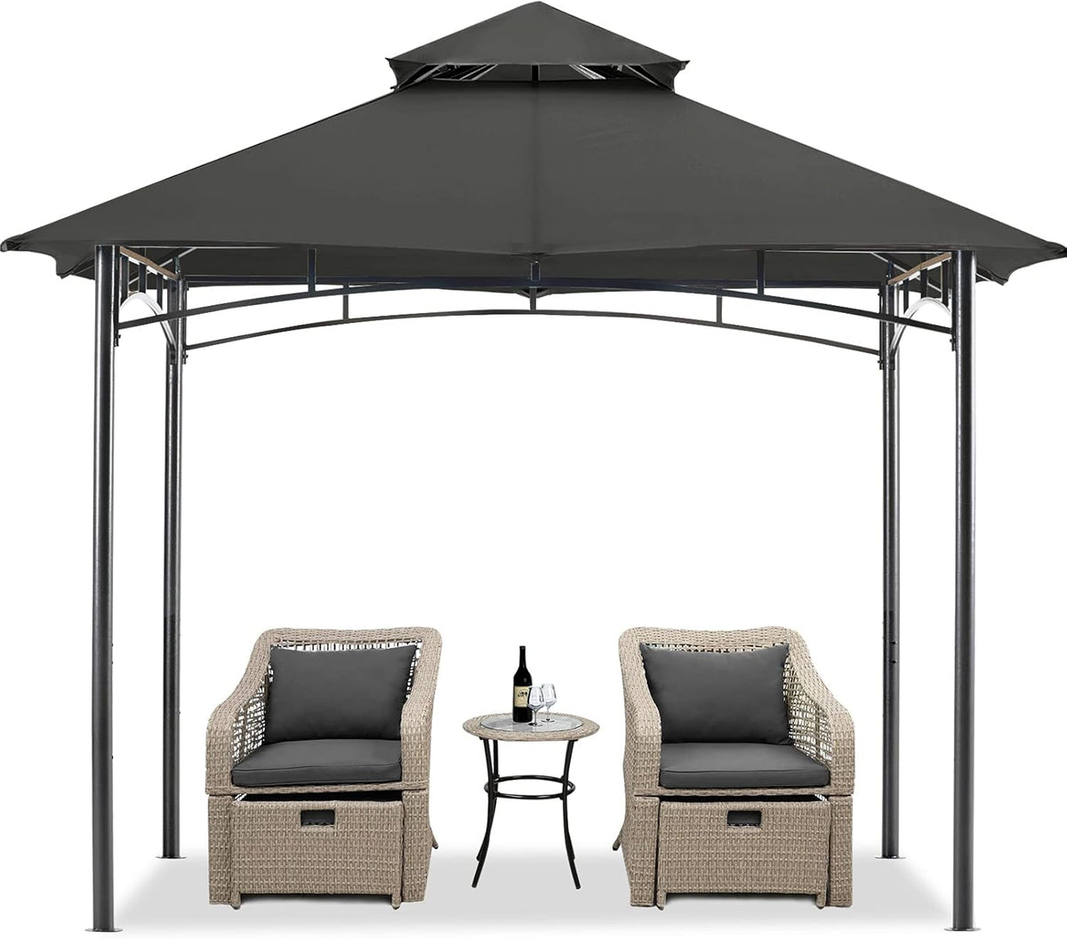 Navy Blue 11x11 Outdoor Garden Gazebo Z48804