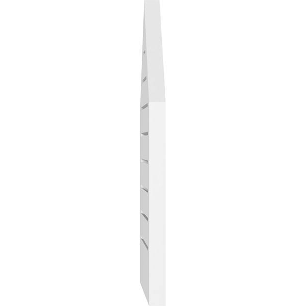 Peaked Top Surface Mount PVC Gable Vent X84511