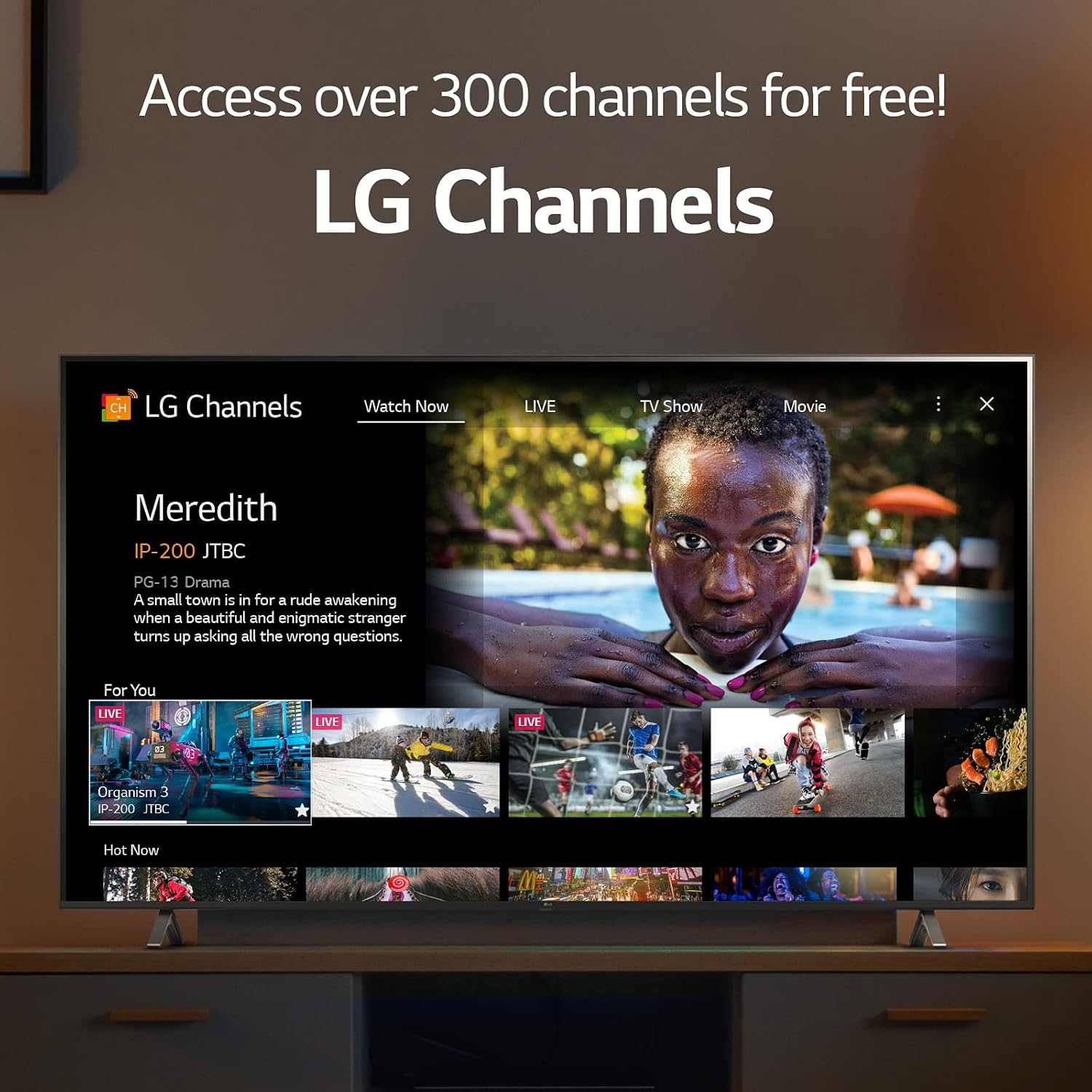 55" 4K UHD Smart TV with 60Hz Refresh Rate J77568
