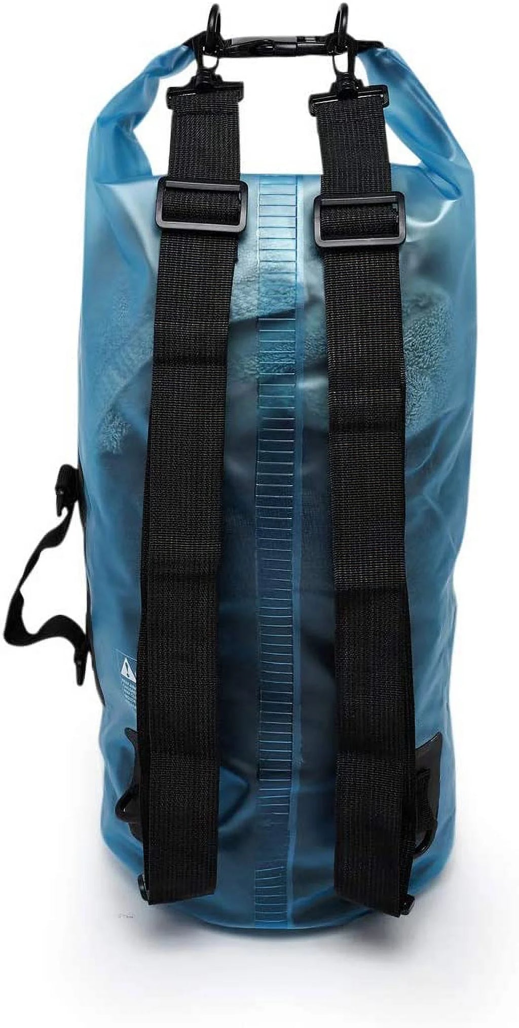 Waterproof Semi-transparent Dry Bag Backpack with Zipper Compartment R637776