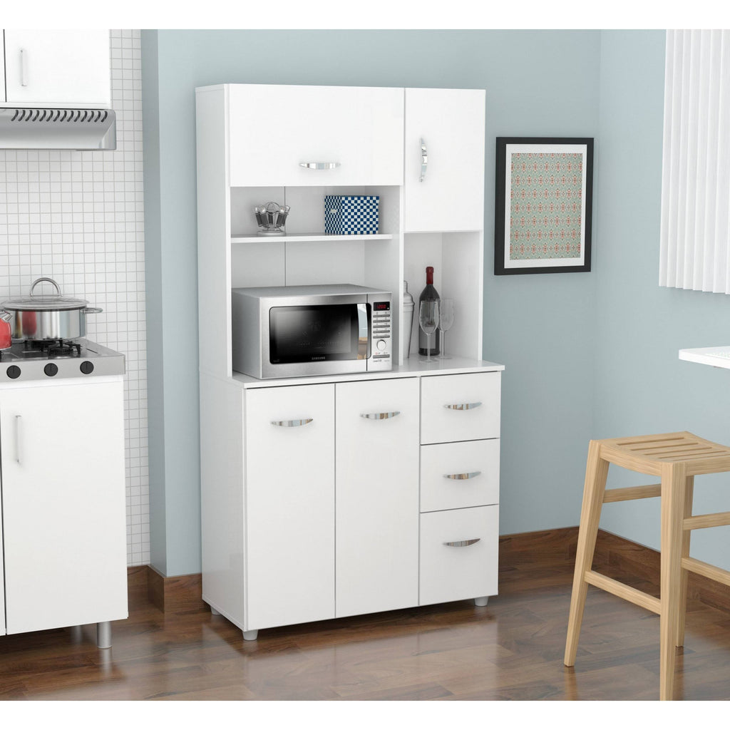 White Kitchen Storage Cabinet Z787884