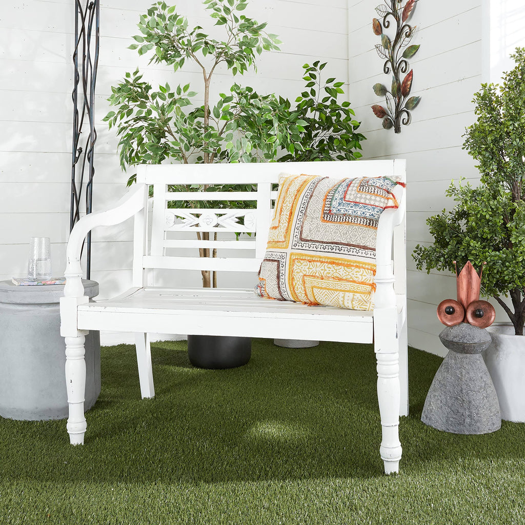 Wood White Bench R386