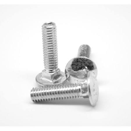 3/8 inch-16 x 3 inch Coarse Thread Grade 5 Carriage Bolt Medium Carbon Steel Zinc Plated Pk 100 N73429