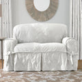 Matelasse Damask Loveseat Cover I183395