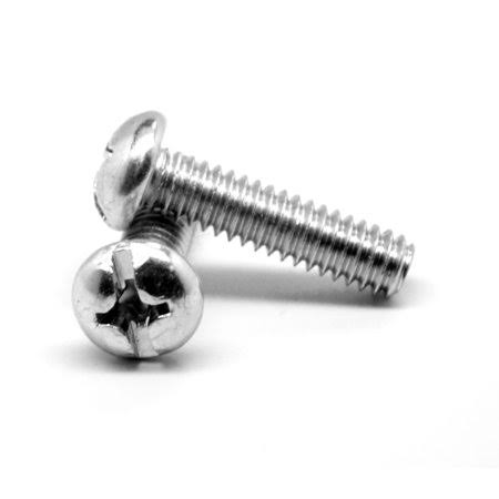 1/4-20 x 1/2 Coarse Thread Machine Screw Combo Pan Head Low Carbon Steel Zinc Plated Pk 3500 X6546