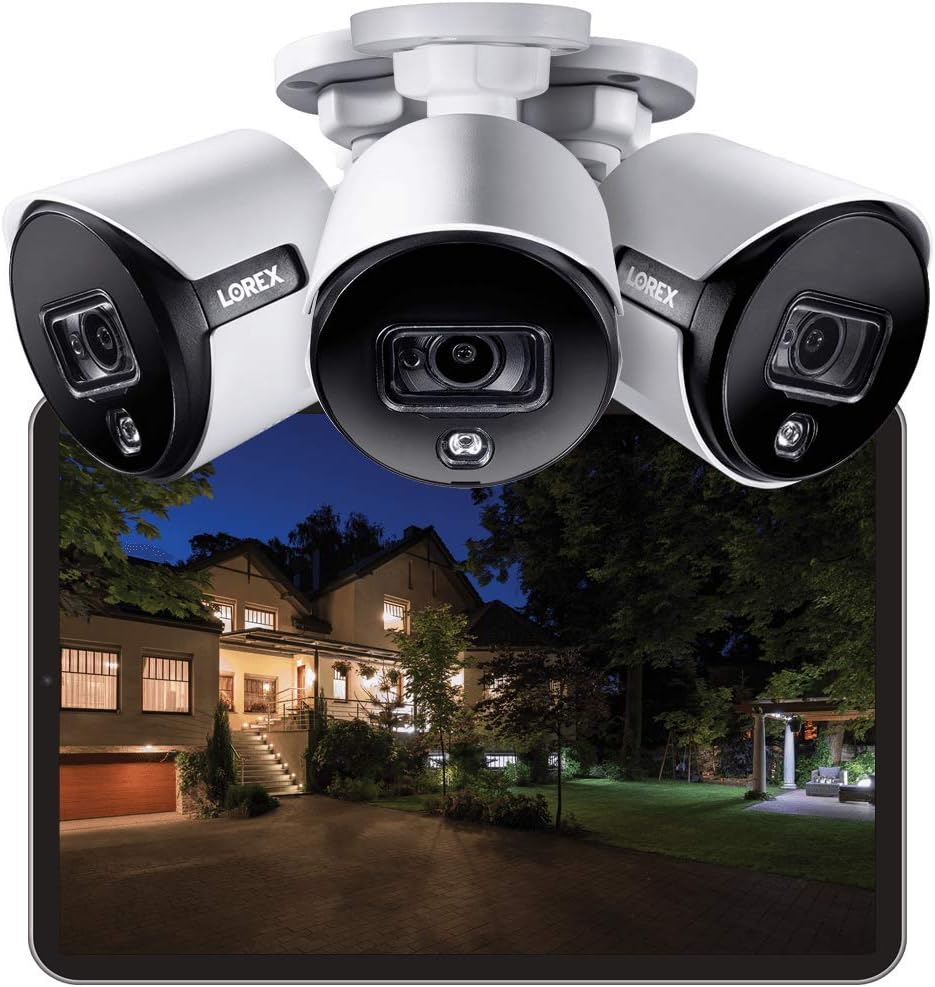 4K Analog Security Bullet Camera with Color Night Vision P7858