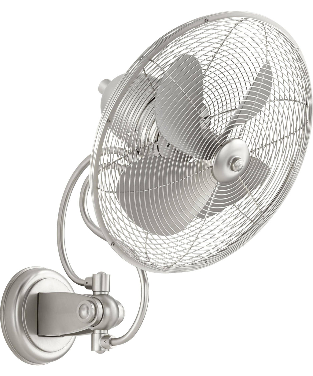 Satin Nickel Wall Fan D1774
