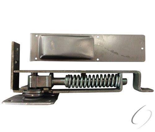 Double Action Floor Mount Satin Nickel F6963