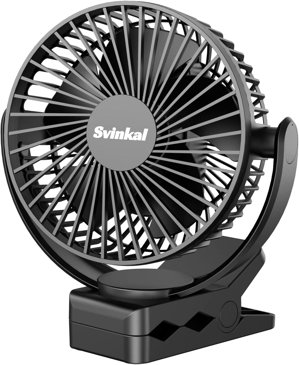 USB Desk Fan with 20000mAh Rechargeable Battery, 200 Hours, 3 Speed, 360° Rotation A62525
