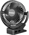USB Desk Fan with 20000mAh Rechargeable Battery, 200 Hours, 3 Speed, 360° Rotation A62525